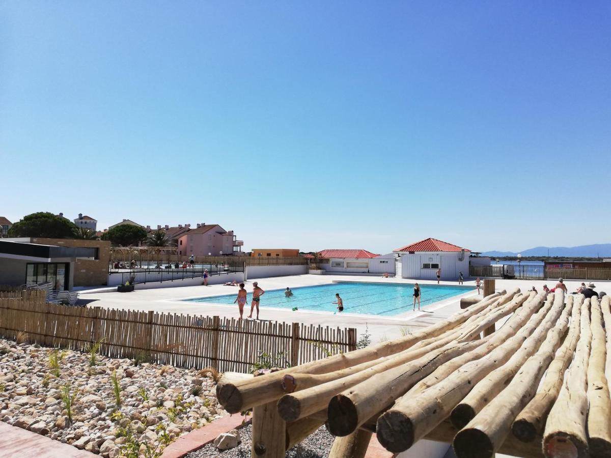 Appartement Cosy Sur La Presqu'Ile De Cap Coudalere Avec Piscine Ouverte Et Chauffee Le Barcarès Exterior foto